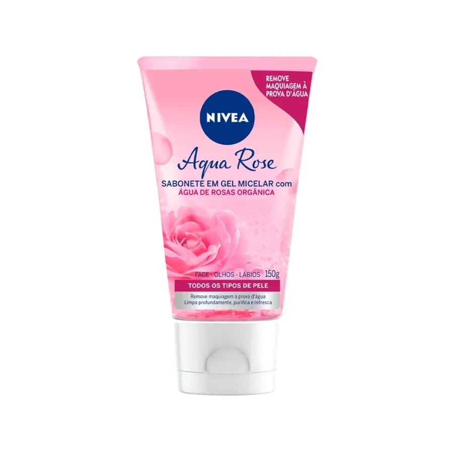 Sabonete em Gel Facial Nivea Micellair Aqua Rose 150ml