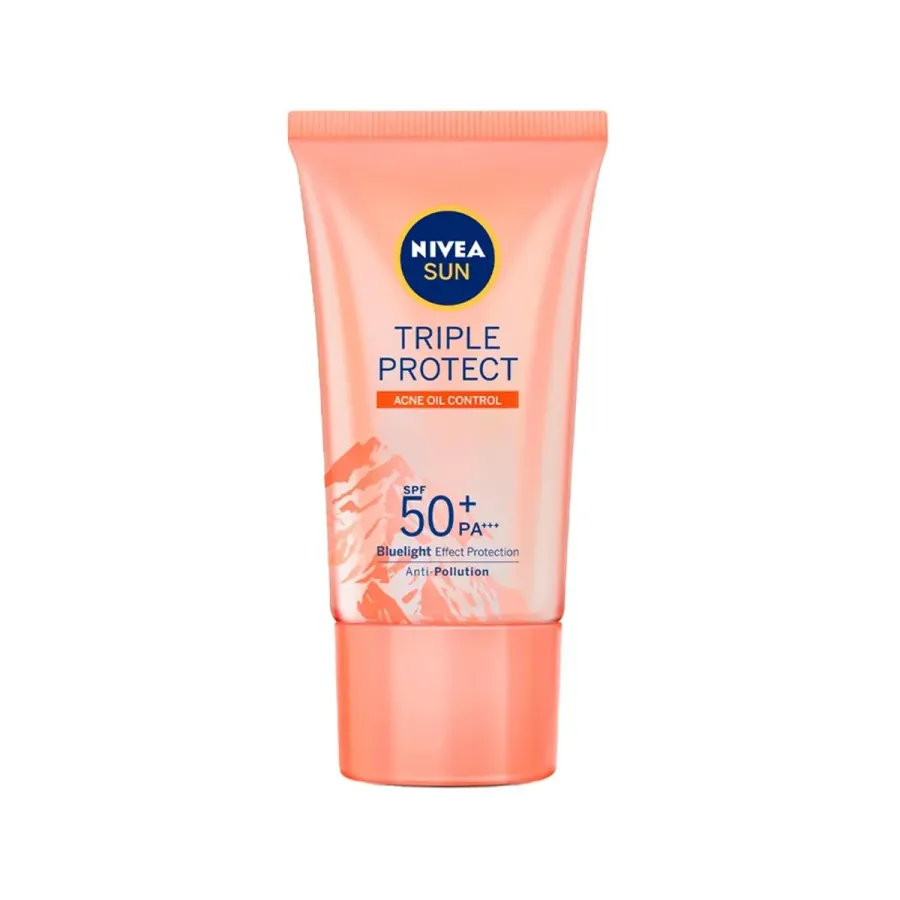 PROTETOR FACIAL NIVEA 40ML SUN TRIPLE PROTECT ANTIACNE FPS50