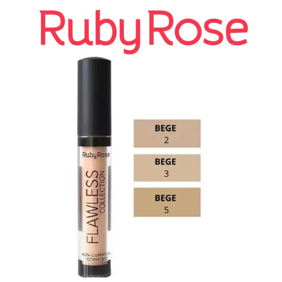 Corretivo Alta Cobertura Bege 5 Hb 8080-2 Ruby Rose