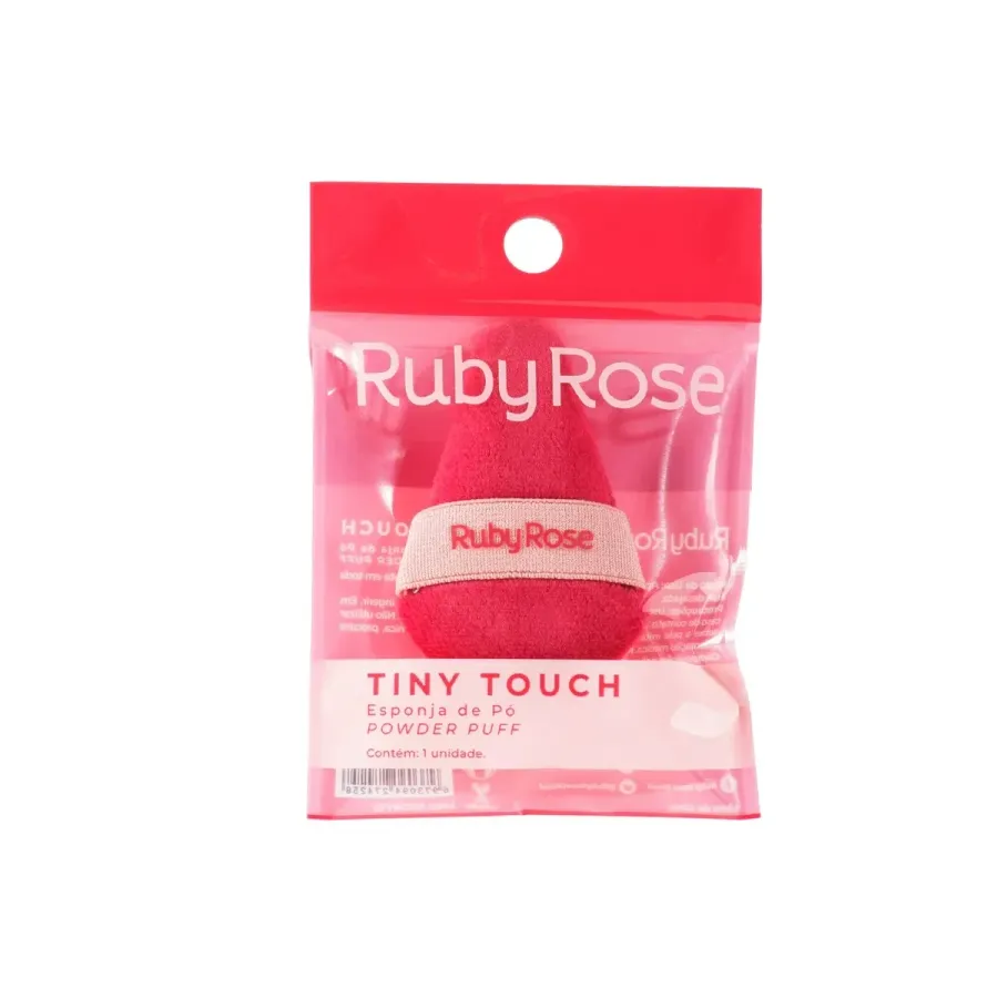 Esponja de Pó Rubyrose Tiny Touch Powder Puff 1 Unidade