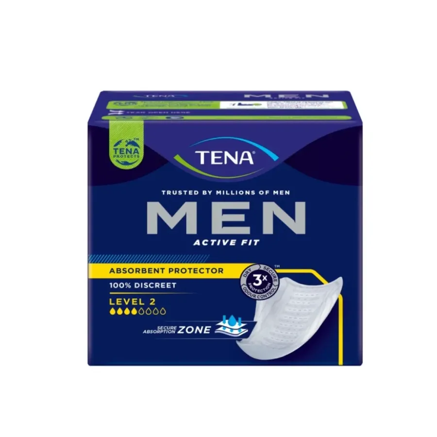 Absorvente para Incontinência Urinária Tena Men Active Fit 10 Unidades
