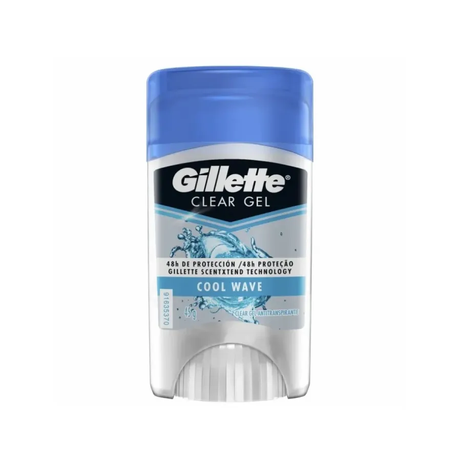 Desodorante Antitranspirante Gel Gillette Cool Wave 45g