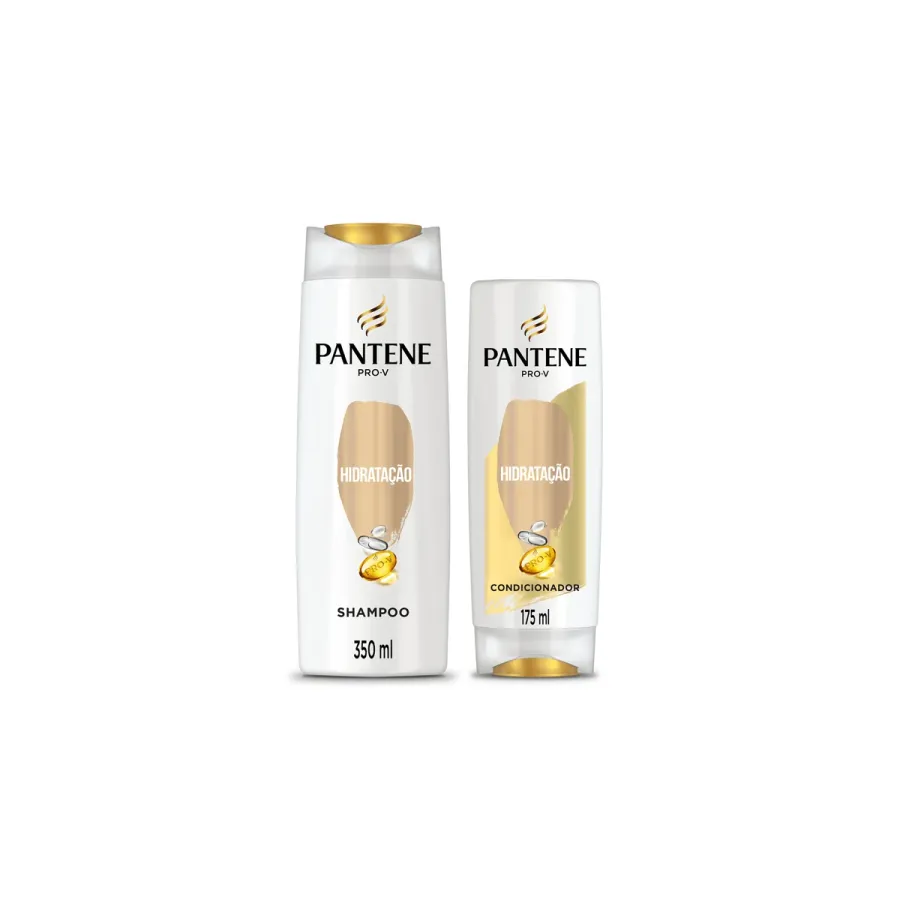 Kit Pantene Hidratação Shampoo 350ml + Condicionador 175ml