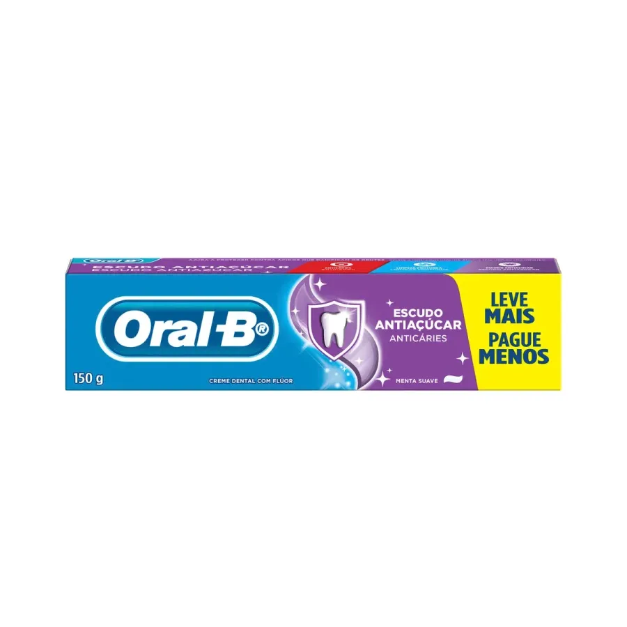 CR DENTAL ORAL-B ESC ANTI ACUCAR 150G