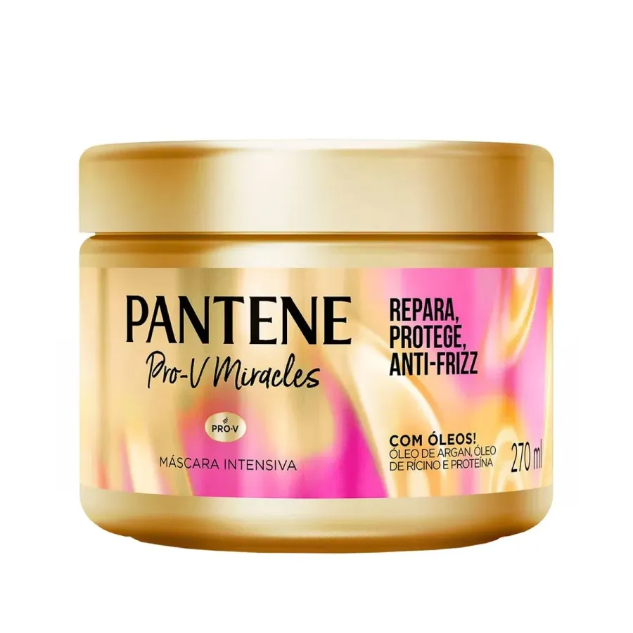 Máscara Intensiva Pantene Pro-V Miracles Anti-Frizz 270ml