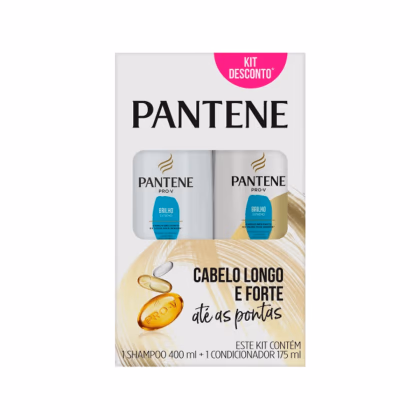Kit Pantene Brilho Extremo Shampoo 400ml + Condicionador 175ml
