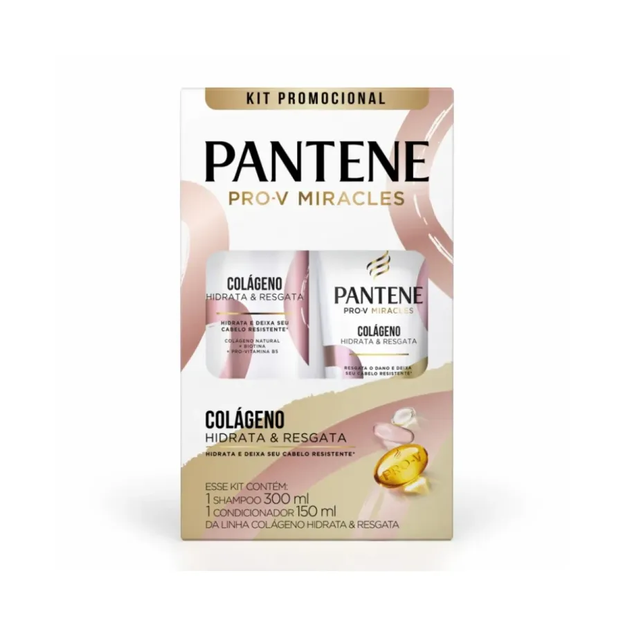 KIT PANTENE SH300ML + COND150ML COLAGENO