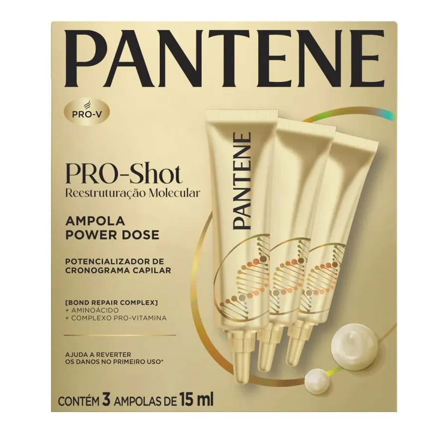 AMPOLA PANTENE 03UN PRO SHOT REESTRUT 15ML