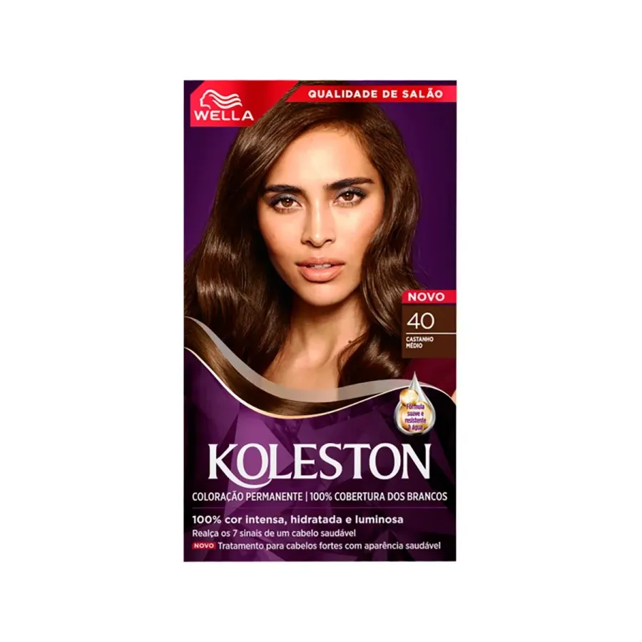 Tintura Koleston 40 Castanho Medio