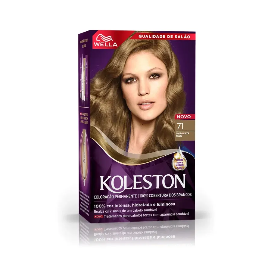 Tintura Koleston 71 Louro Cinza Medio