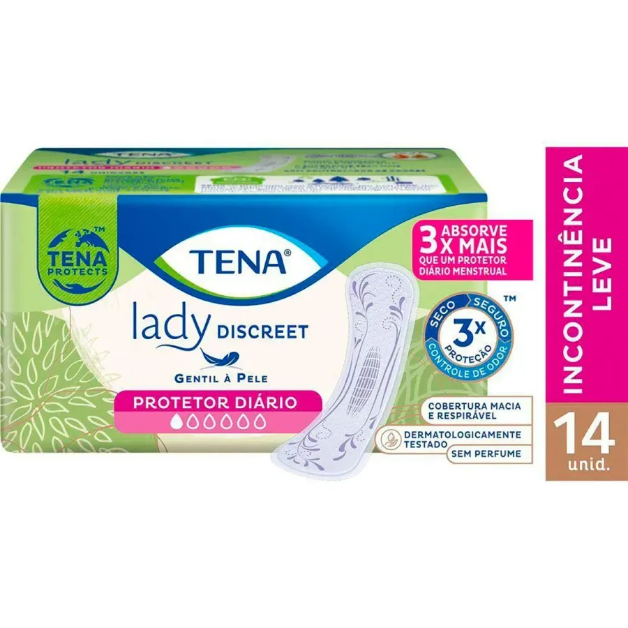 ABS TENA LADY DISC PROT DIAR 14UN