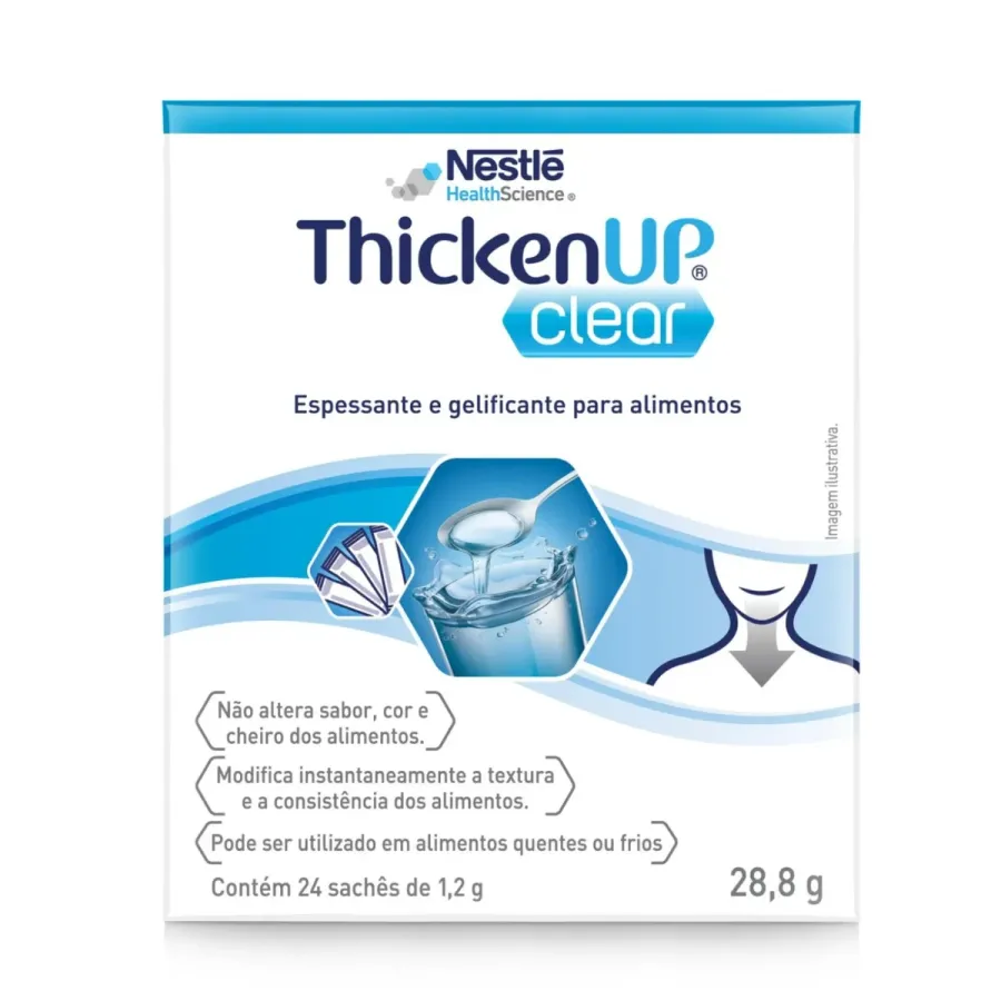 Espessante e Gelificante Alimentar Resource Thicken Up Clear 28,8g