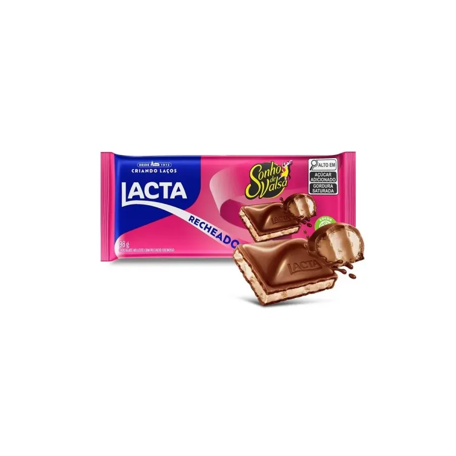 Chocolate Lacta Sonho Valsa Recheado
