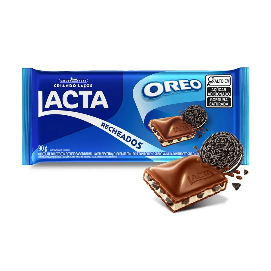 BARRA LACTA 90G OREO