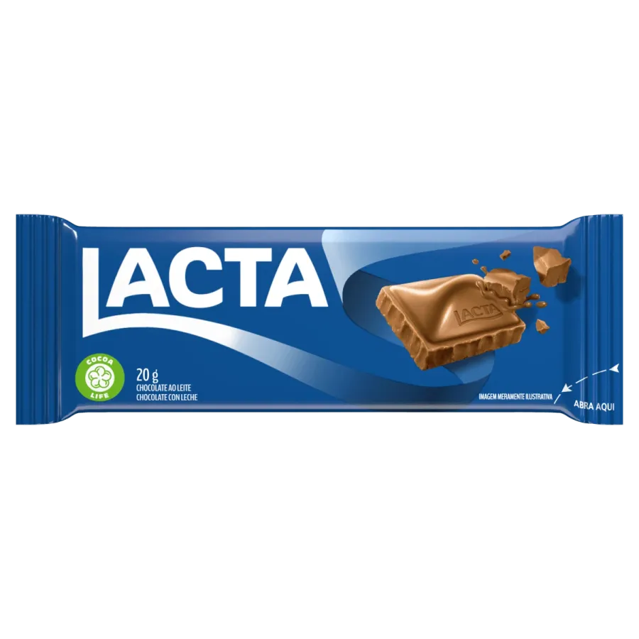 Bombom Lacta 20g Ao Leite