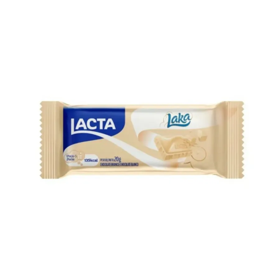 Chocolate Branco Laka Lacta 20g