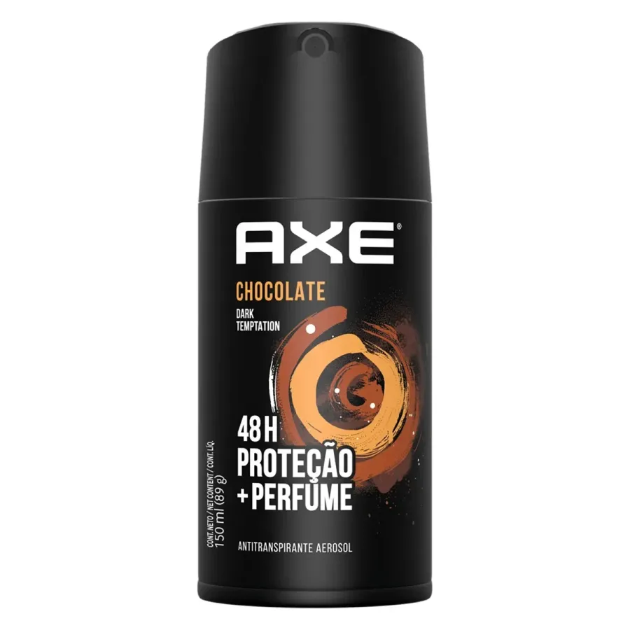 Desodorante Antitranspirante Aerossol Axe Dark Temptation Chocolate 150ml