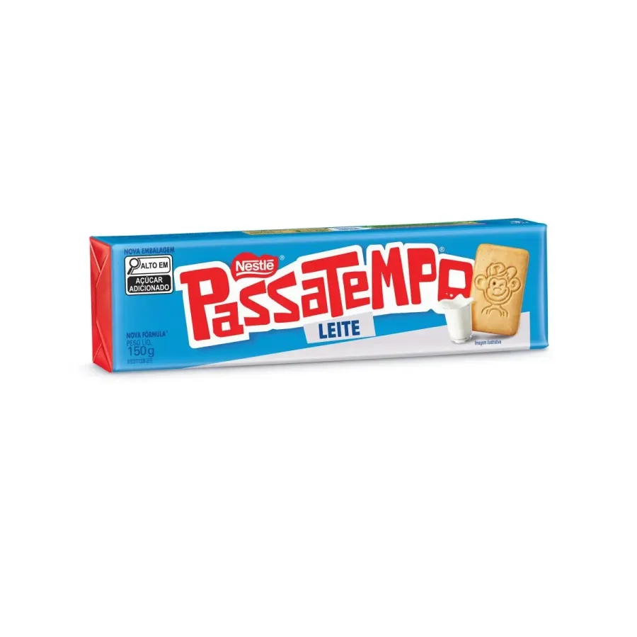 BISCOITO PASSATEMPO LEITE 150G