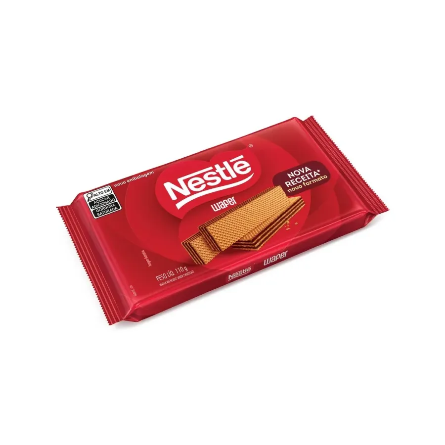 Biscoito Nestlé Wafer Classic Chocolate 110 g