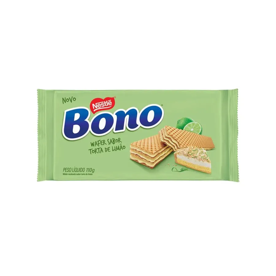 Biscoito Wafer Bono Limao 110g