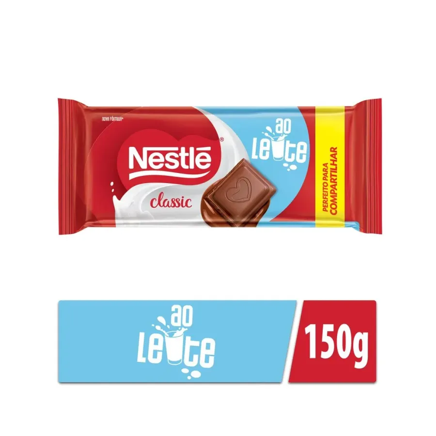 Chocolate Nestle Classic 150g Ao Leite
