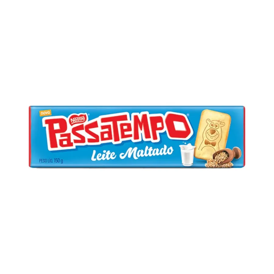 Biscoito Passatempo Leite Maltado 150g
