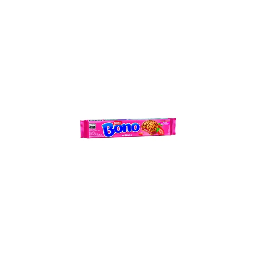 Biscoito Bono 90g Recheado Morango