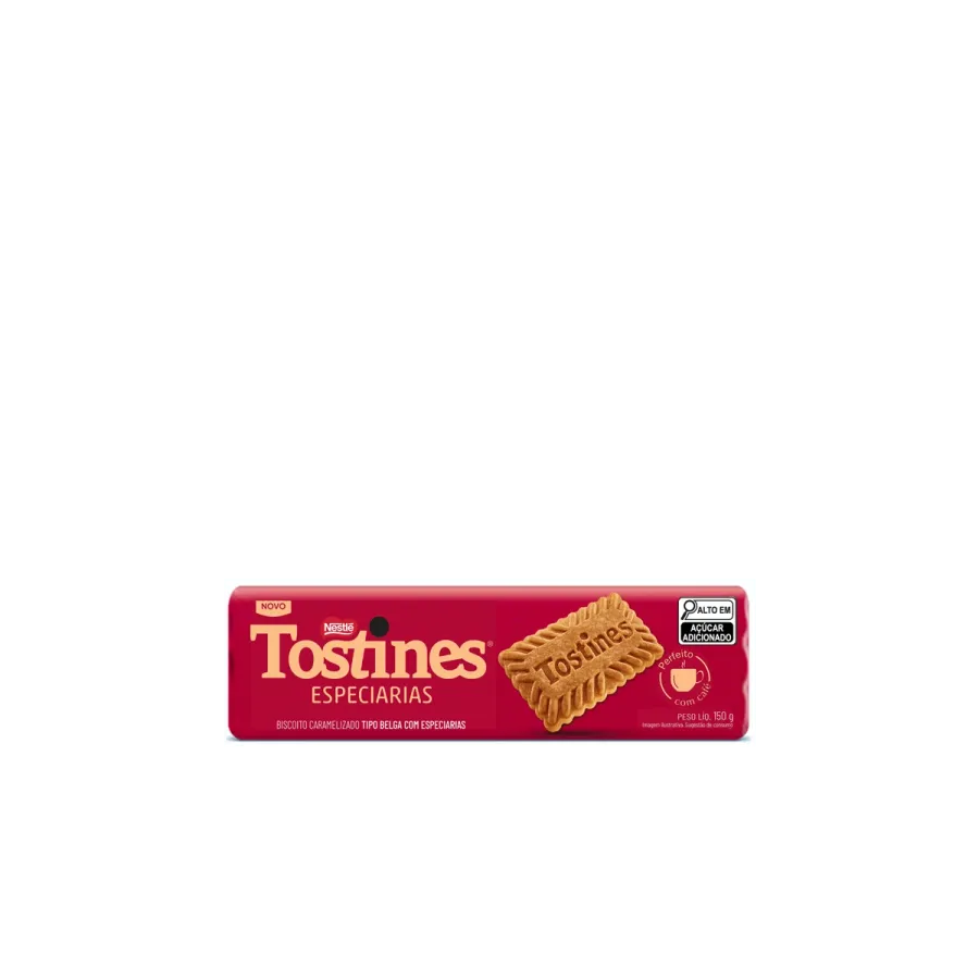 Biscoito Belga Tostines Especiarias 150g