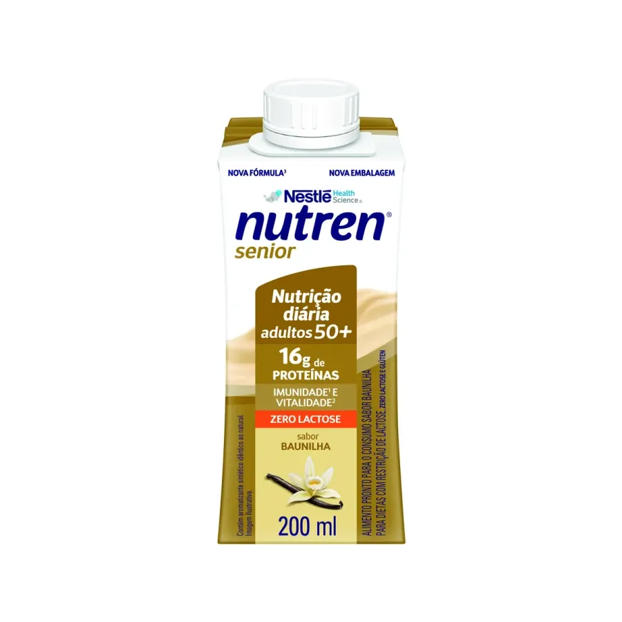 Complemento Alimentar Nutren Senior Baunilha Zero Lactose 200ml