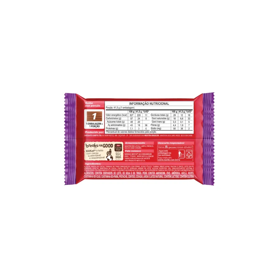 Chocolate Kitkat Triplo Chocolate 41,5g