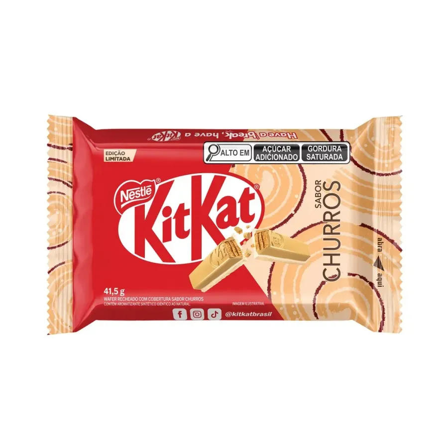 Chocolate Kitkat Churros