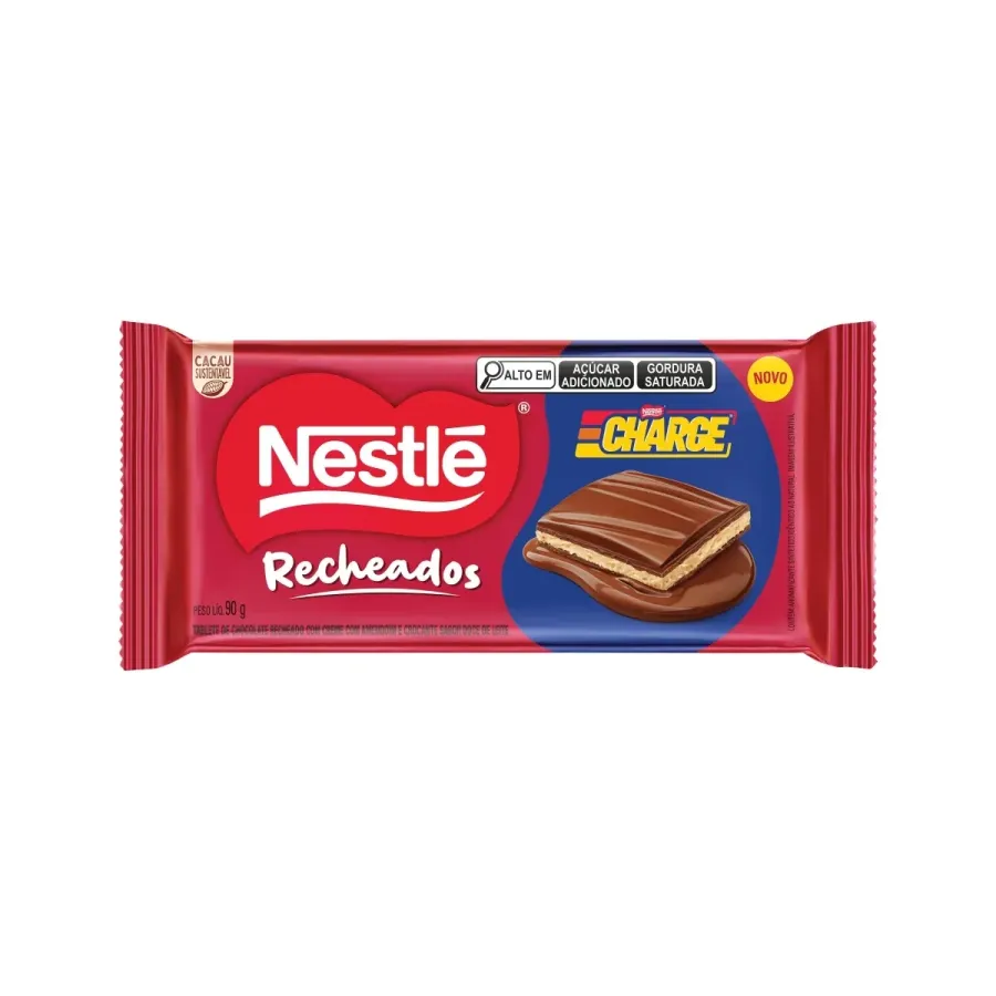 Nestlé Charge Recheado 90g Tablete