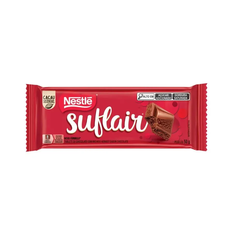 Chocolate Nestlé Suflair Ao Leite 50g