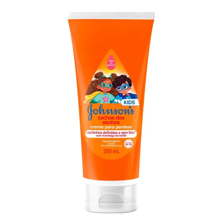 Creme para Pentear Johnson's Baby Cachos dos Sonhos 200ml