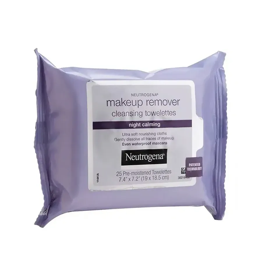 Lenço Demaquilante Neutrogena Night Calming 25 Unidades