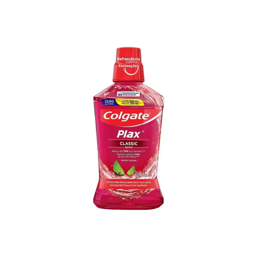 Plax Solução 500ml Classic Pague 350ml