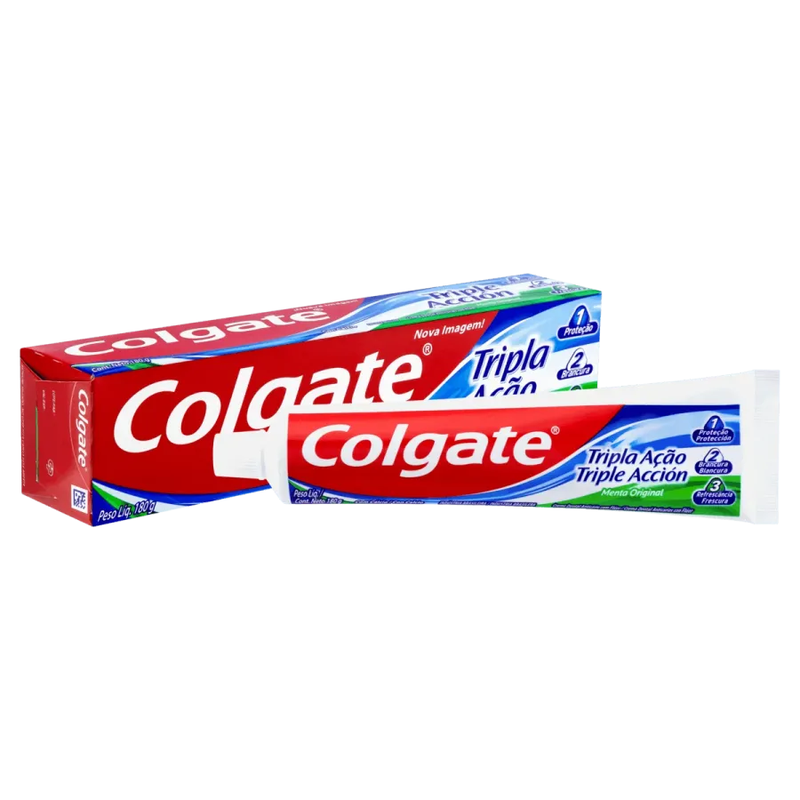Creme Dental Colgate Tripla Acao 180g Ment