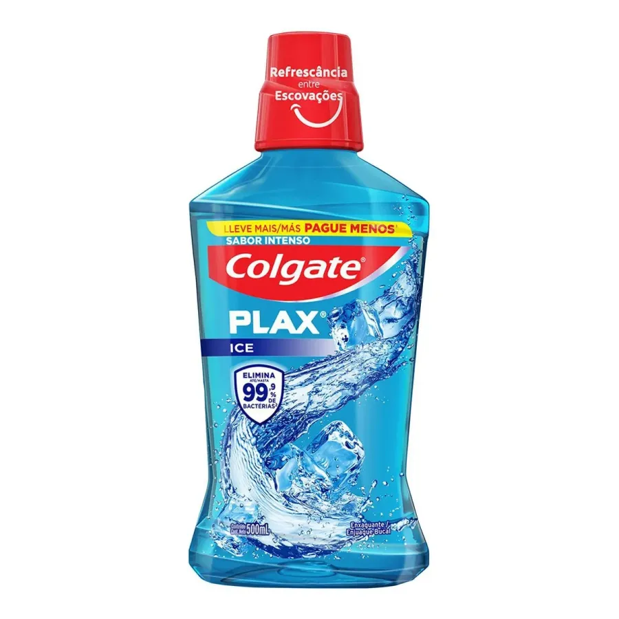 Enxaguante Bucal Colgate Plax Ice 500ml