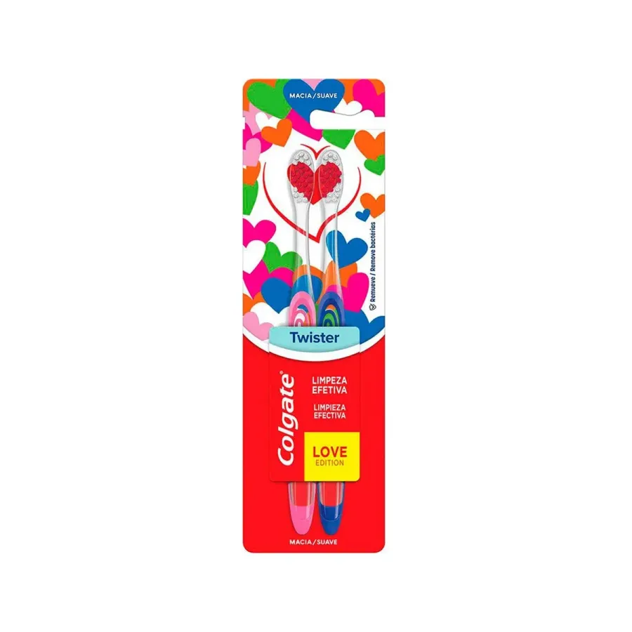 Escova Dental Colgate Twister 2 Unidades