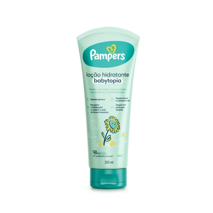 Loção Hidratante Pampers Babytopia Girassol 200ml