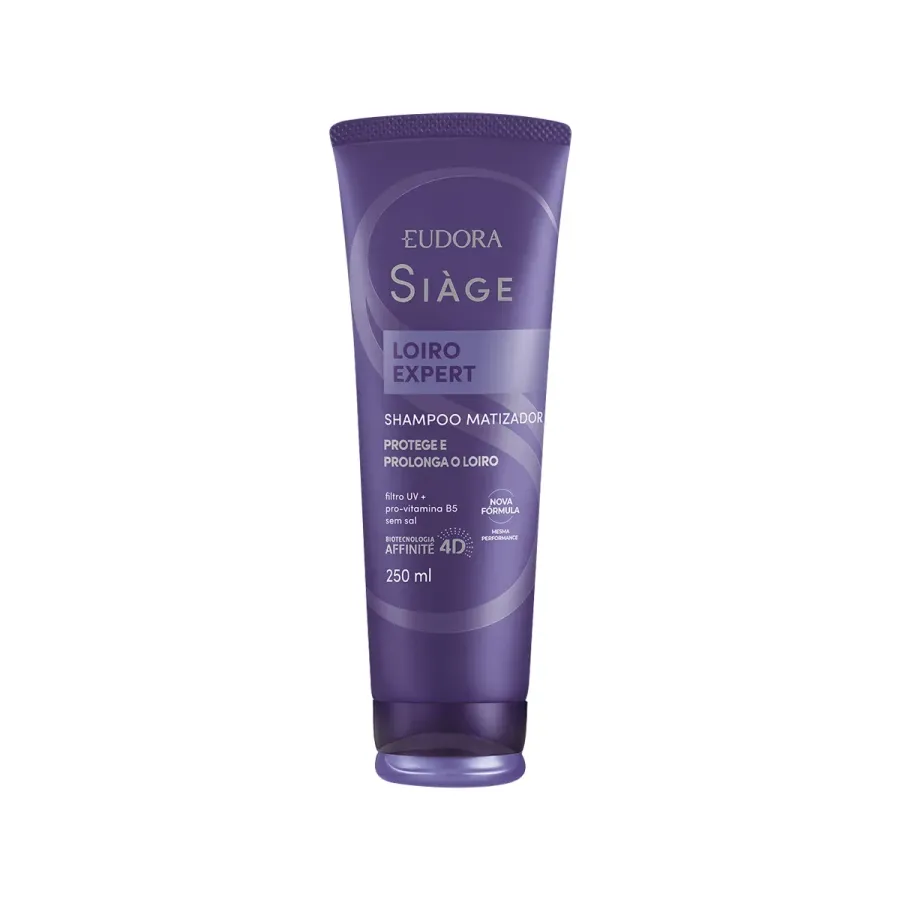 Shampoo Eudora Matizador Loiro Expert Protege e Prolonga 250ml