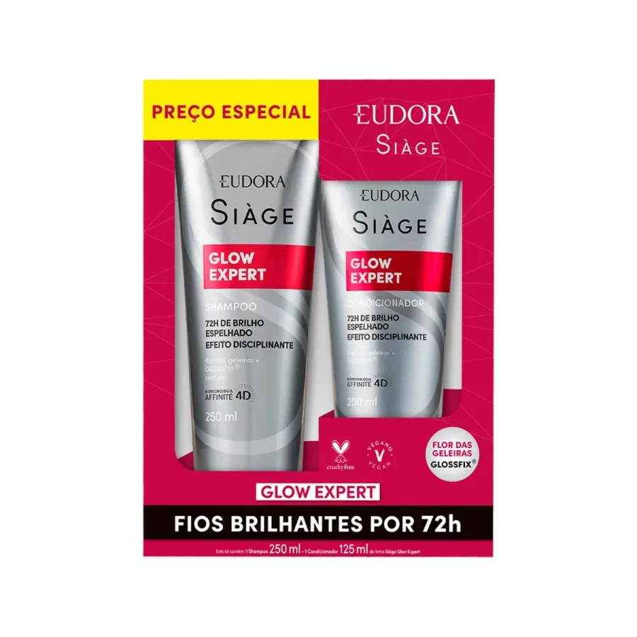KIT SIAGE GLOW EXPERT SH 250 +COND 125ML