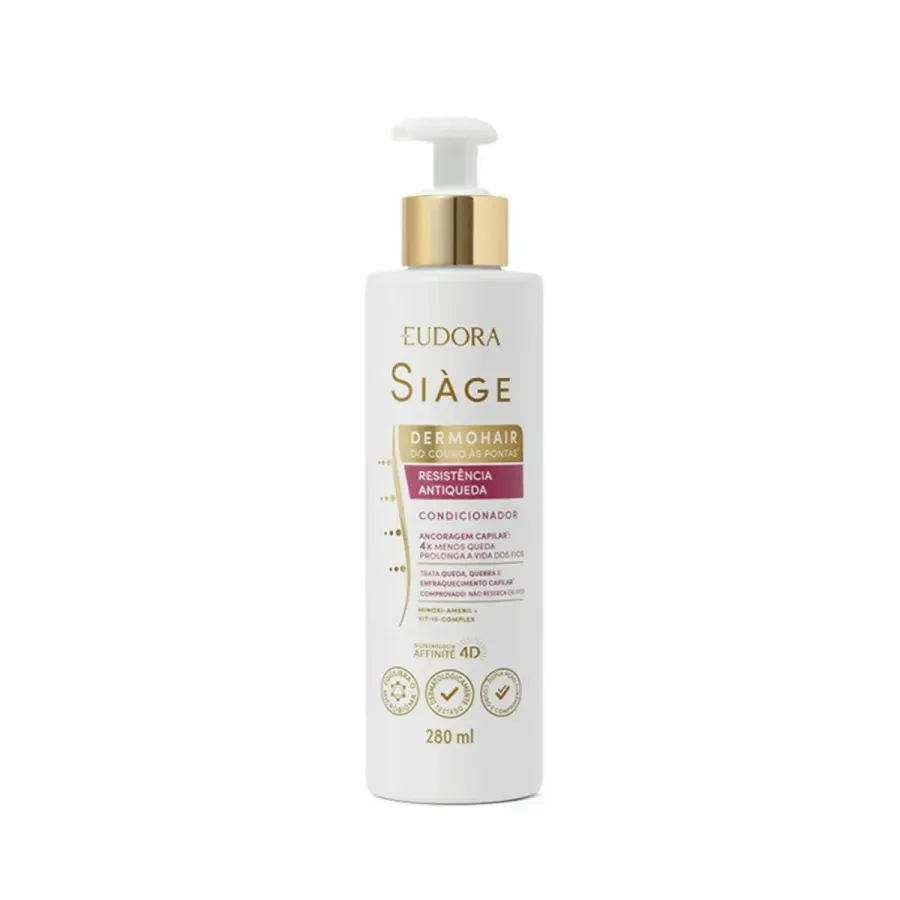 Condicionador Eudora Siàge Dermohair Resistencia Antiqueda 280ml