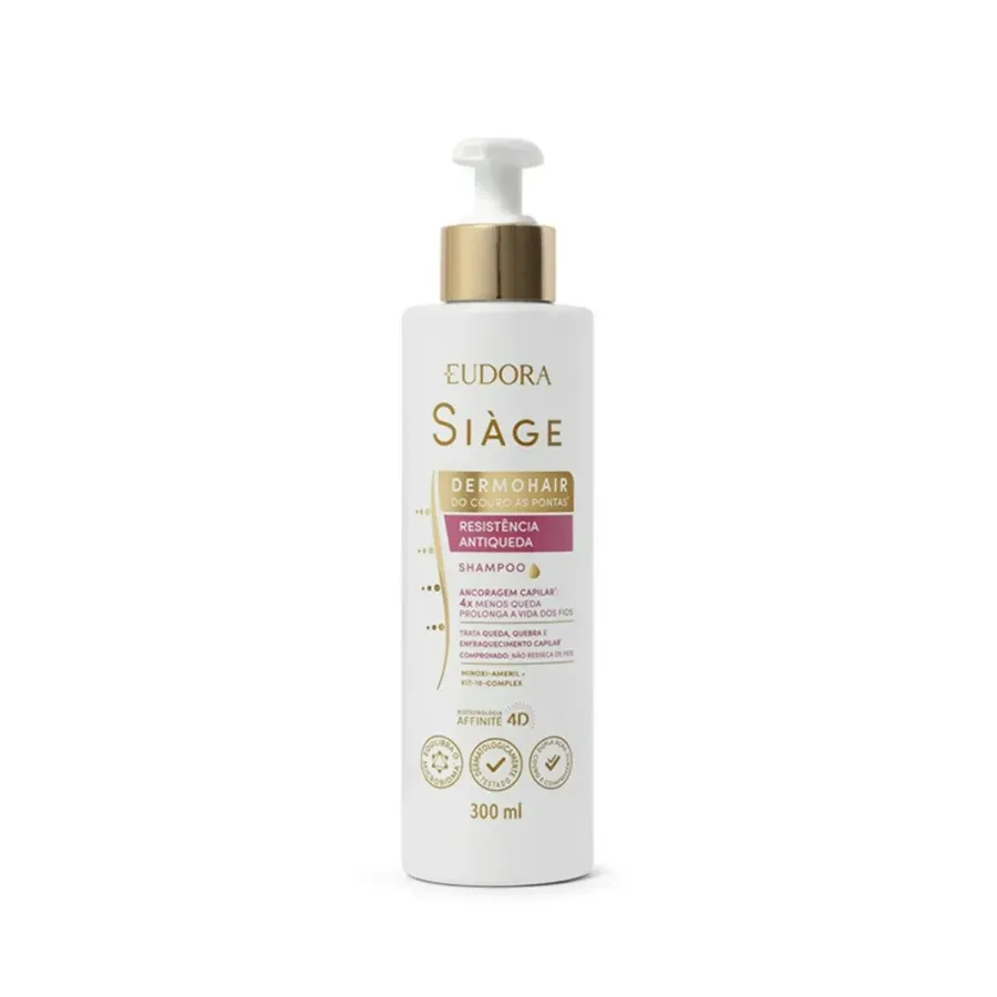 Shampoo Eudora Siàge Resistencia Antiqueda 300ml