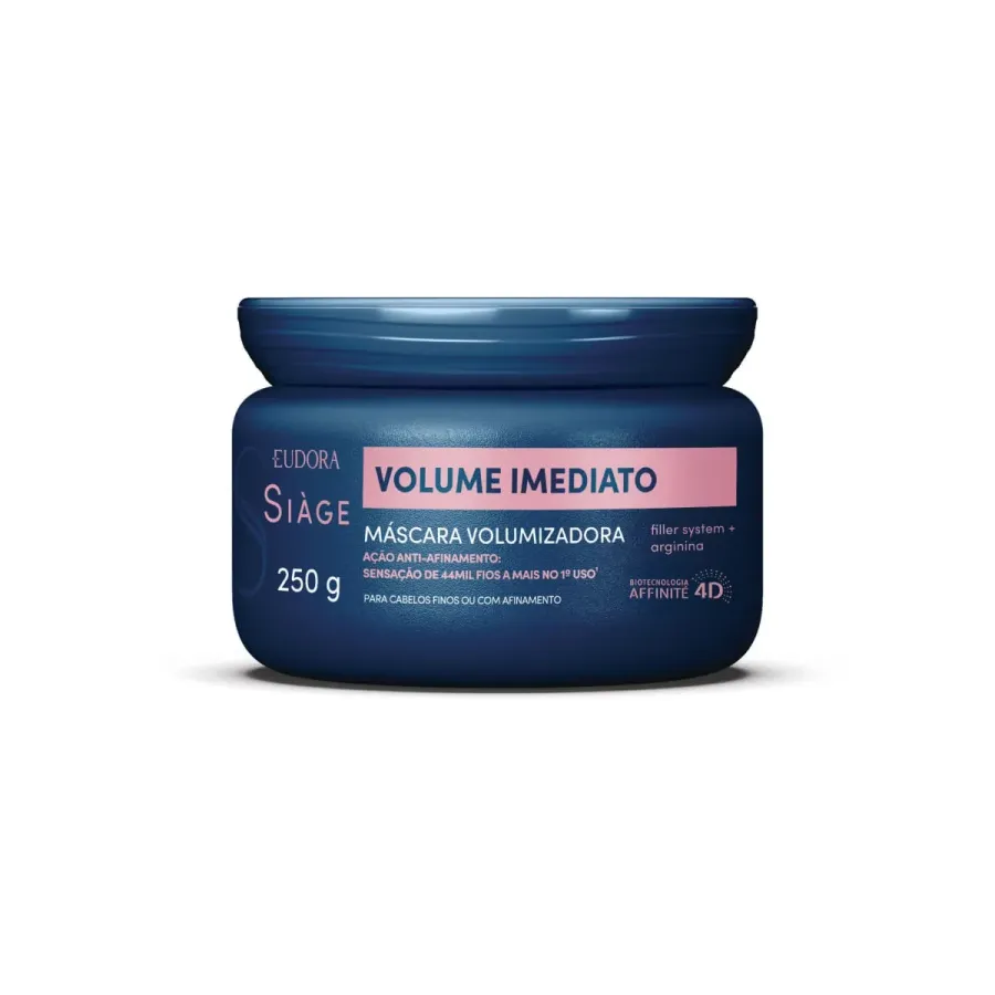 Máscara de Tratamento Capilar Eudora Siàge Volume Imediato 250ml