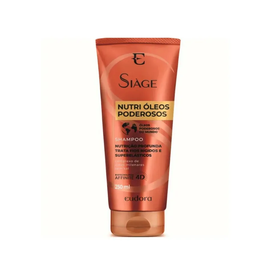 Shampoo Eudora Siàge Nutri Óleos Poderosos 250ml