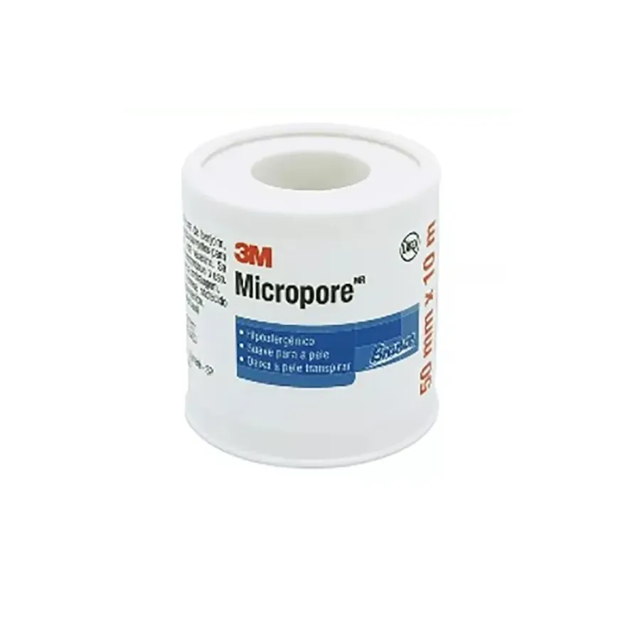 Fita Médica Microporosa Micropore Solventum 50mmx10m Branca
