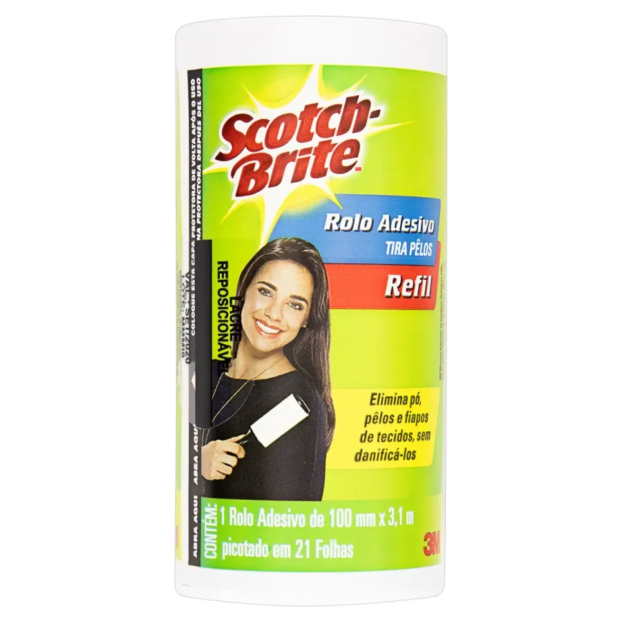 Refil Adesivo Scotch Brite Tira Pelos