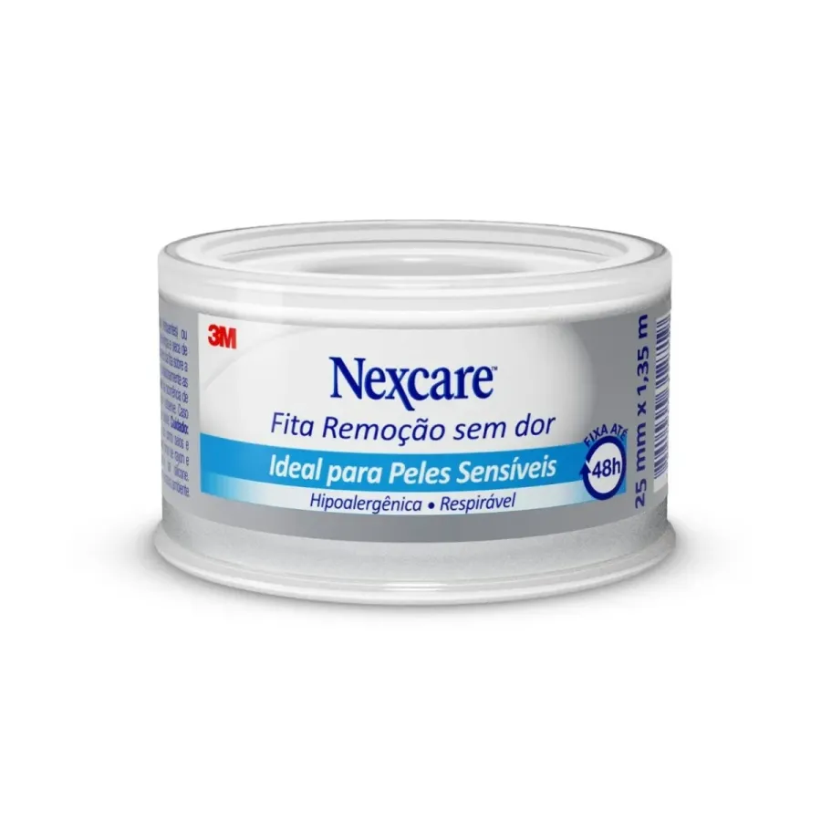 Fita Adesiva Nexcare 3m Remoção Sem Dor 25mmx1,35m 1 Unidade