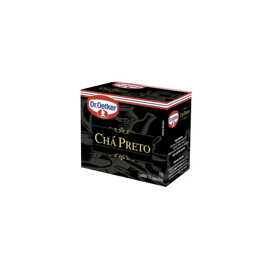 Chá Preto Dr. Oetker 18 g
